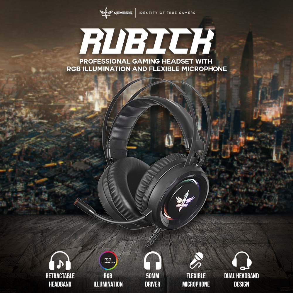 Headset NYK RUBICK HS-N09