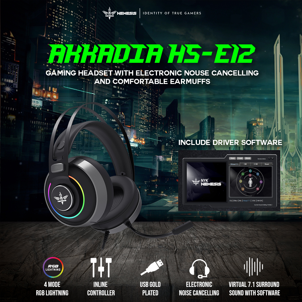 Headset HS-E12 Akkadia