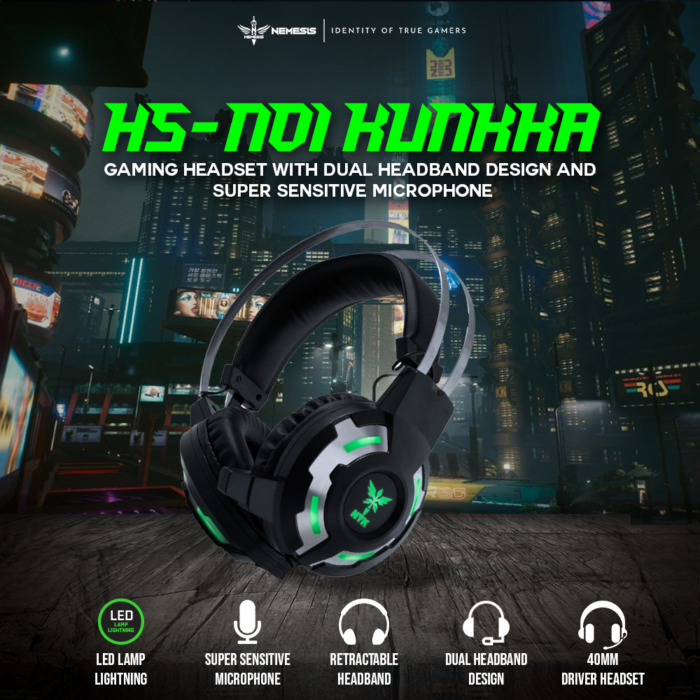 Headset NYK KUNKKA HS-N01