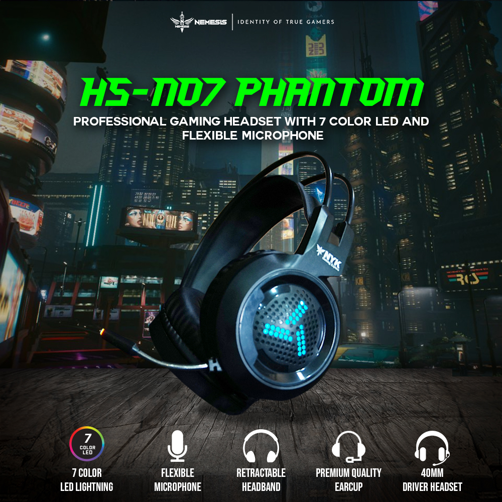 Headset NYK HS-N07 Phantom